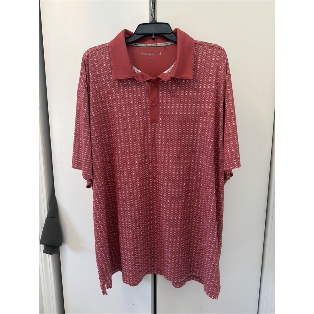Walter Hagen Golf Polo Salmon 2XL